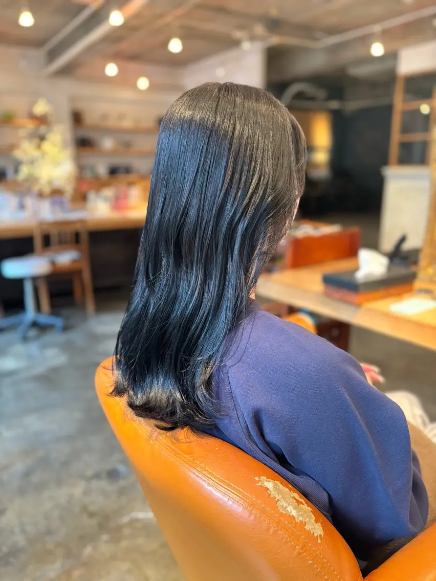 ロング カラー 髪質改善カラー ベージュ🤎YUMEのヘアスタイル