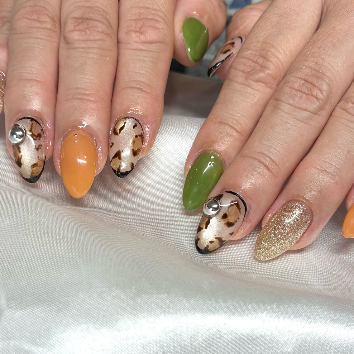 ネイル ハンドネイル Nail ヌシん家 AKANEのネイルデザイン
