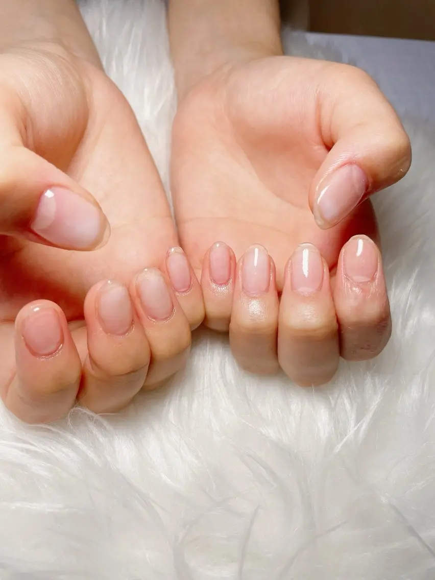 ネイル クリアネイル nailsalon Rinのネイルデザイン
