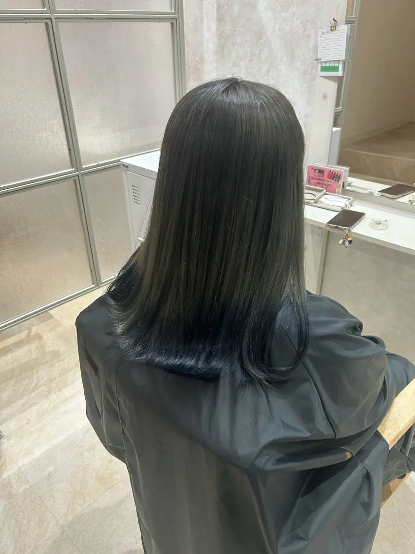 ミディアム カラー 💙まこと💙艶 カラー(Rico)のヘアスタイル