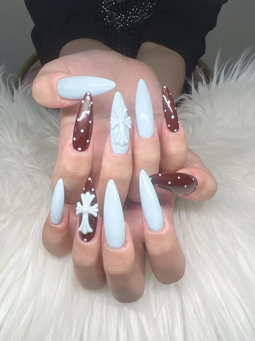 ネイル ハンドネイル Lee Nails チップ長さだし専門店のネイルデザイン