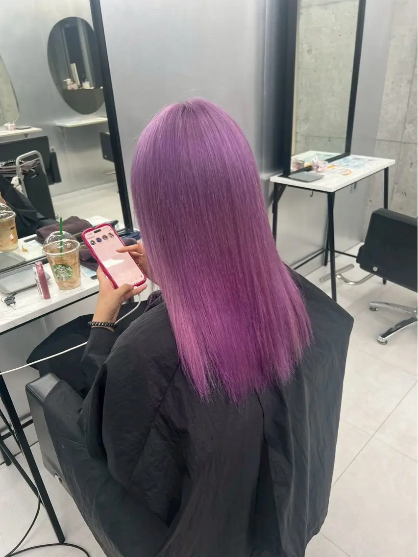 カラー 🦋ハイトーン×ア レンジ💫Leenaのヘアスタイル