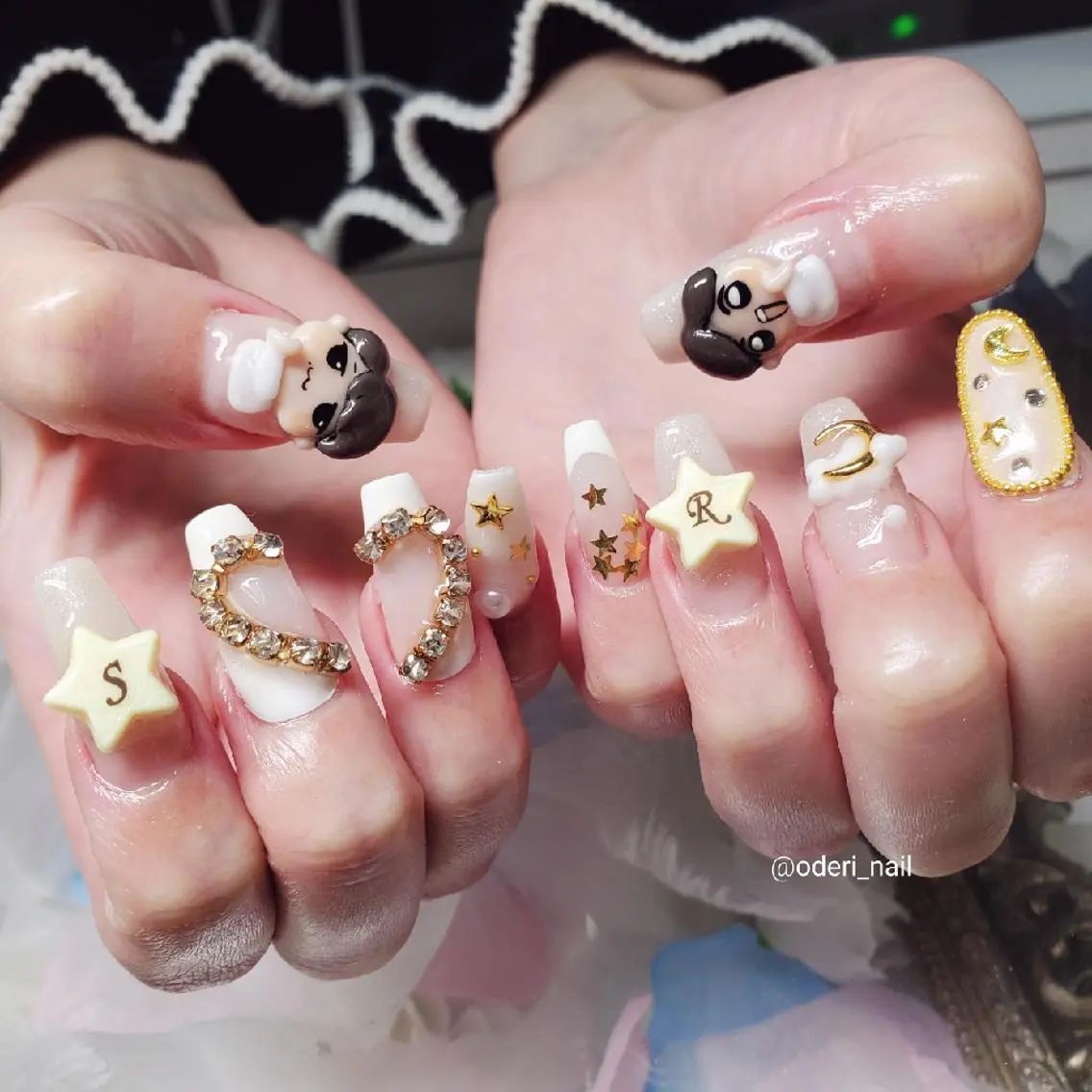ネイル アートネイル ジェルネイル おで@ oderi_nailのネイルデザイン