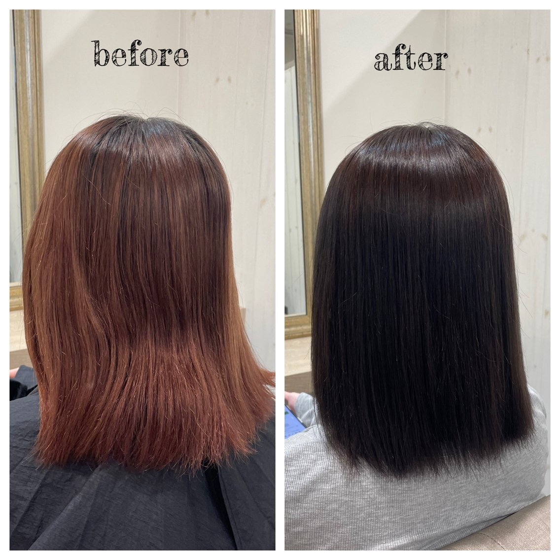 ミディアム カラー アッシュ アッシュグレー PutiLuca 浅川のヘアスタイル