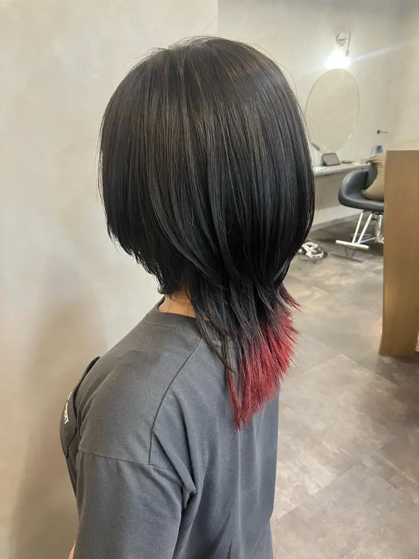 ミディアム カット トリートメント 透明感カラー/ 髪質改善町田佑人のヘアスタイル