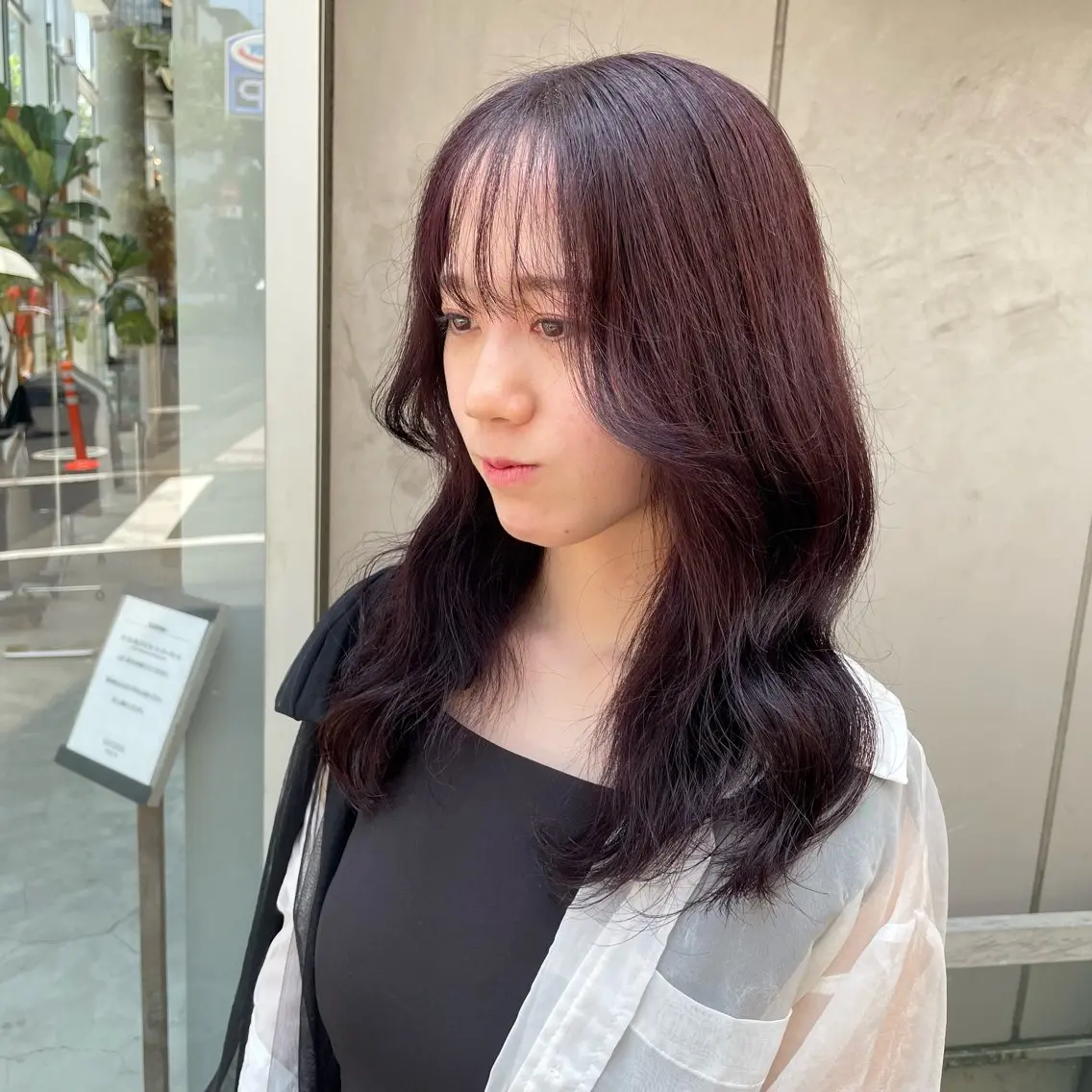 セミロング カラー ヘアカラー トリートメント ヘッドスパ ヘアセット 大人っぽ♡上品な暖色 TAKAKIのヘアスタイル