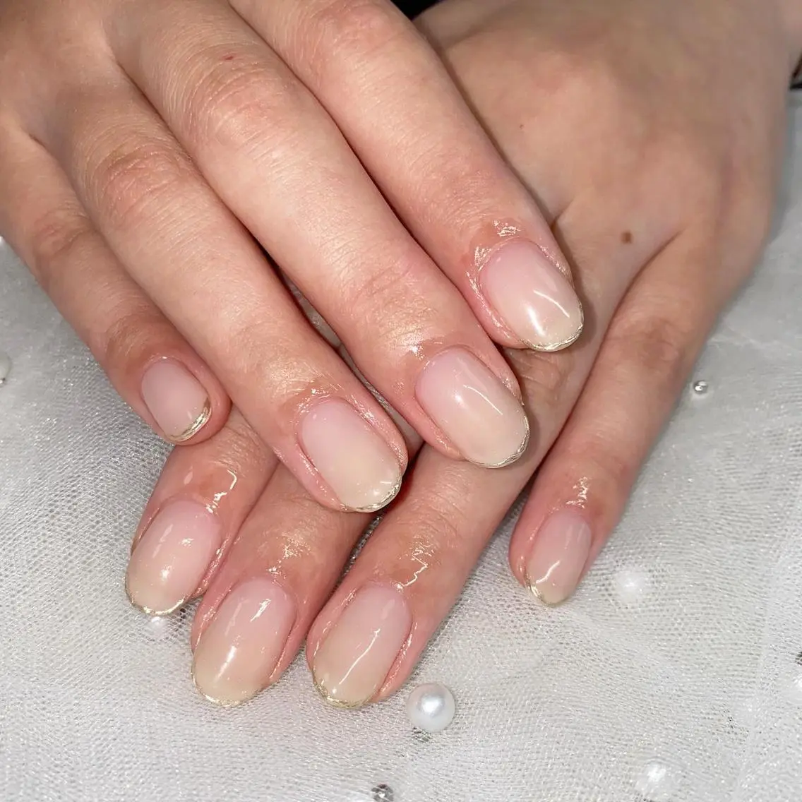 ネイル フレンチネイル I pinknail 韓国風·持ち込み専門のネイルデザイン