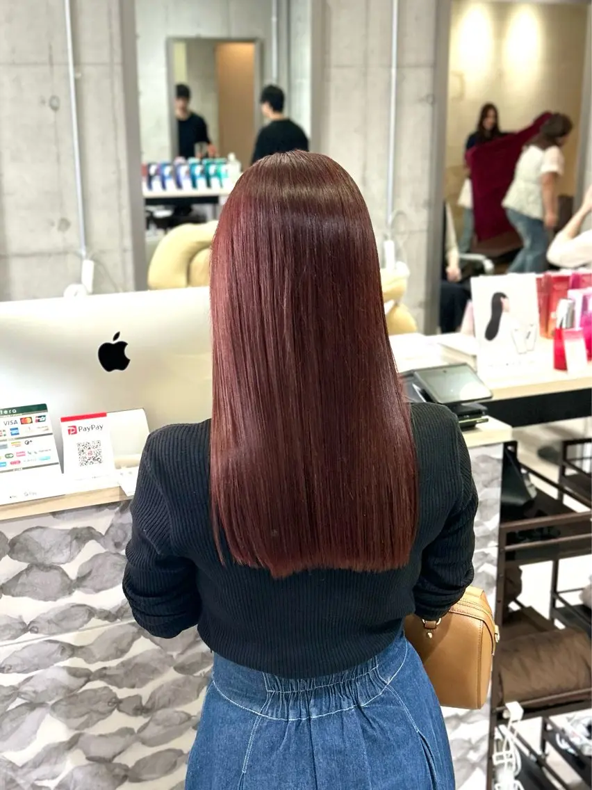 ロング カラー SAKURA🍒 天神/大名/透明感のヘアスタイル