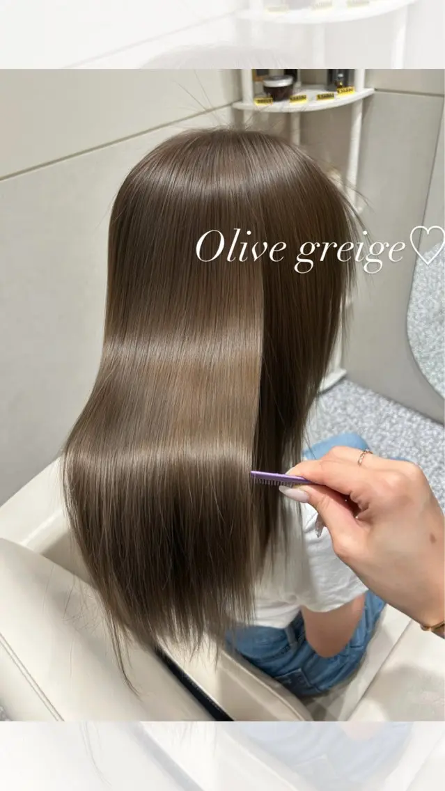 ロング カラー 髪質改善 トリートメント カット ヘアカラー トリートメント 🩷韓国ヘア/ヨシン モリ🩷Maikaのヘアスタイル
