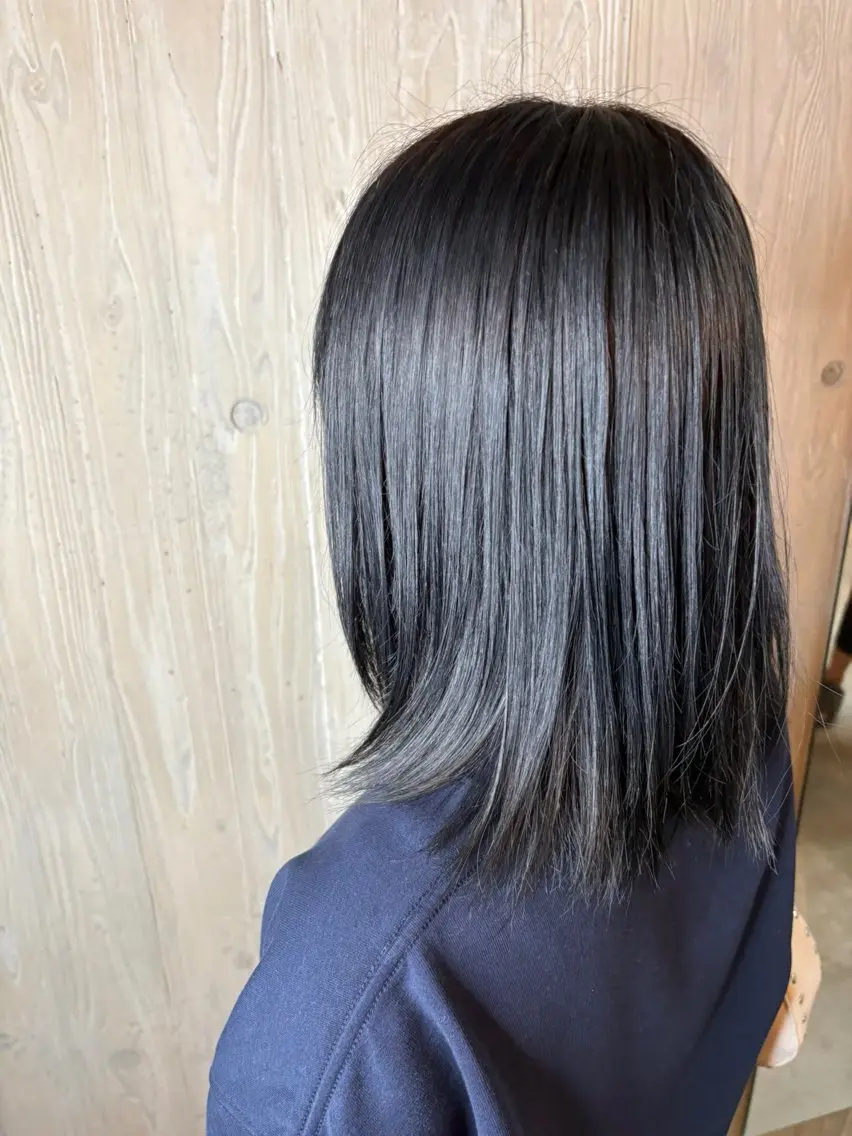 ✨透明感カラー➕うるツヤトリートメント➕ヘッドスパ10分付の写真