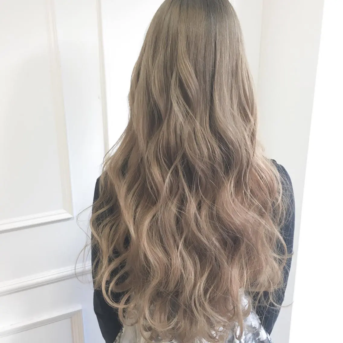 ロング カラー パーマ ヘアアレンジ ◆感動口コミ/最小顔 理論カット◆森口 峻のヘアスタイル