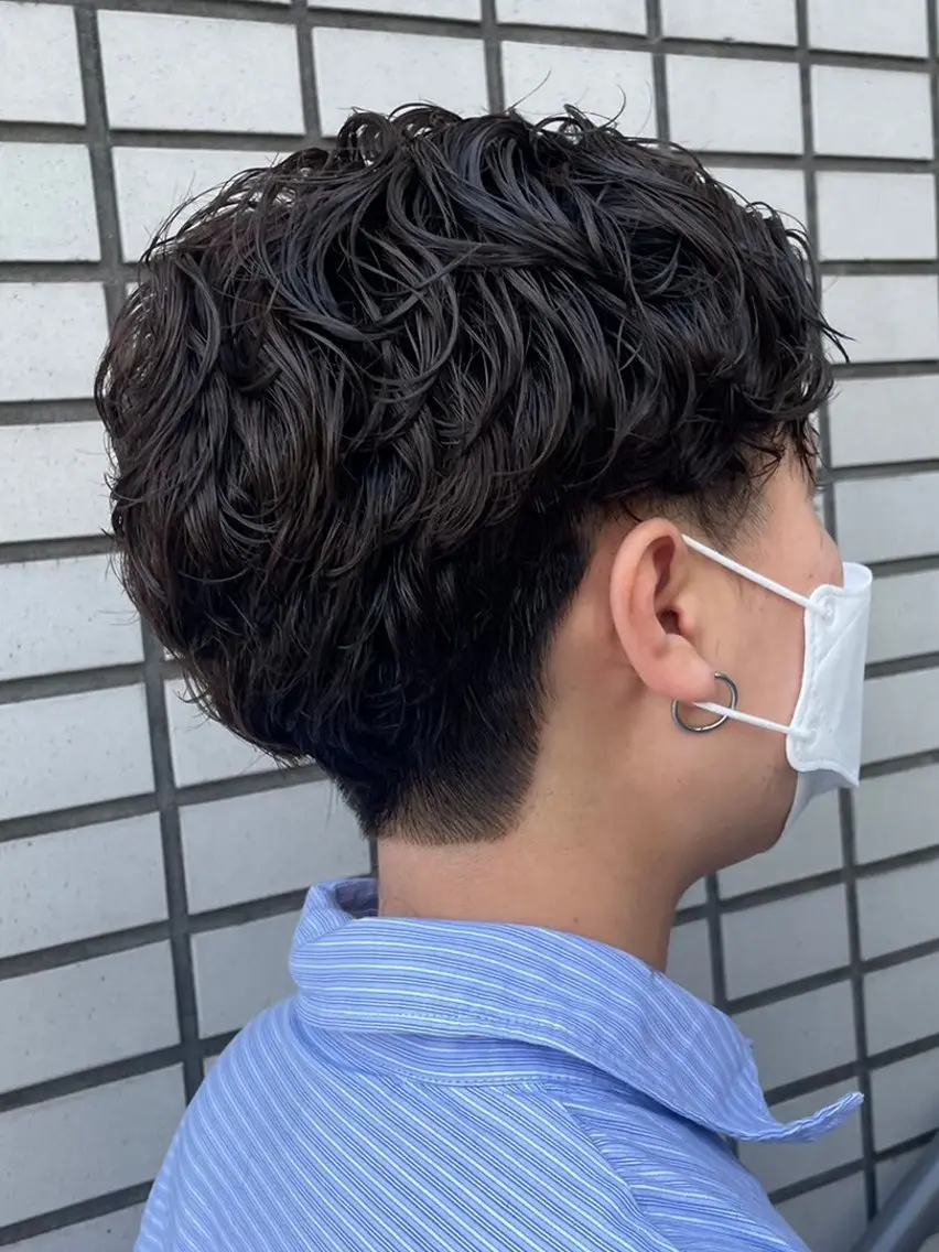🚹メンズカット➕ワンカラーの写真