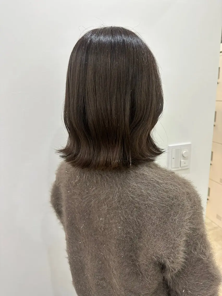 ミディアム カラー カット ヘアカラー トリートメント レイヤー/ヘアセット 💐nao.のヘアスタイル