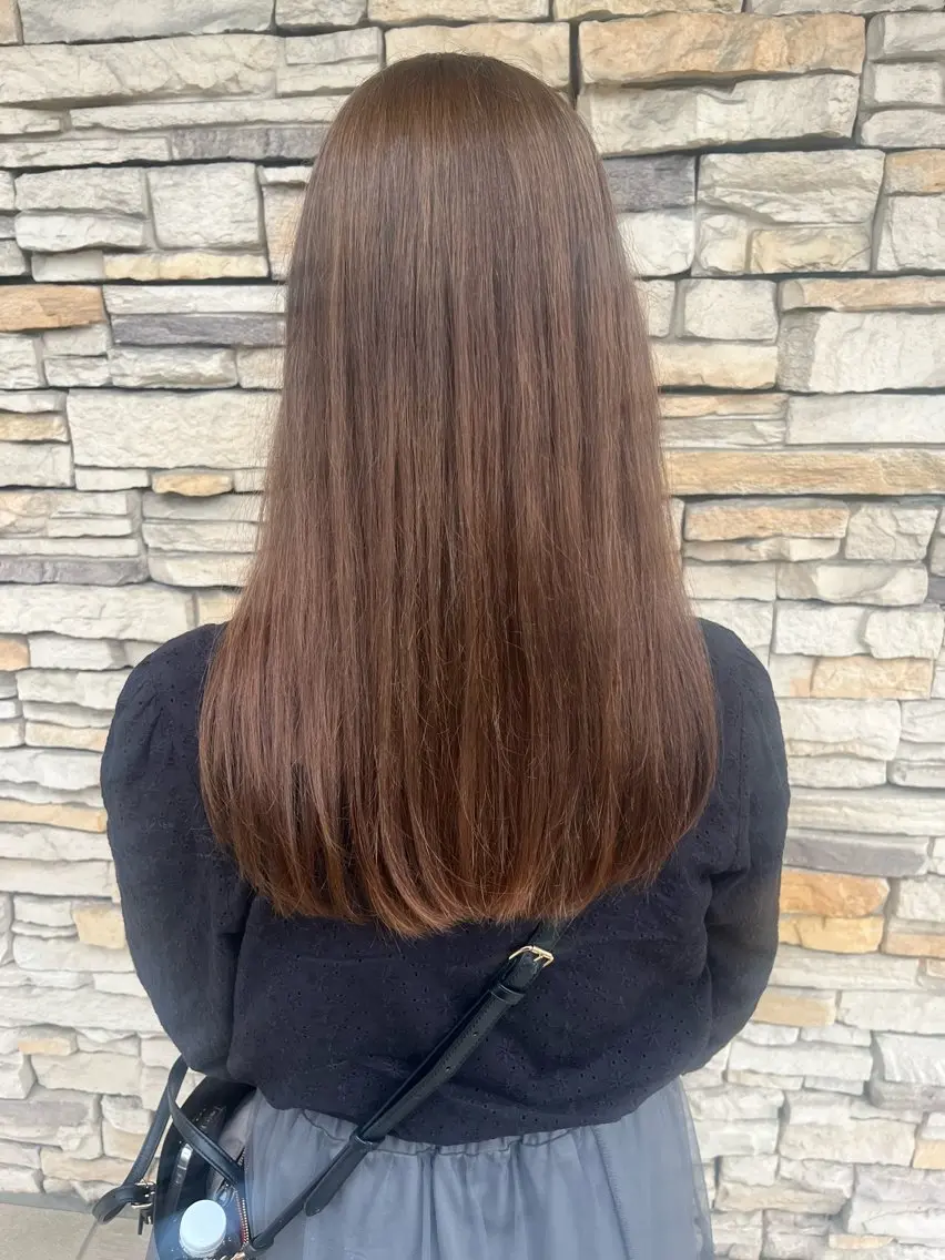 ロング カラー 林 和香菜のヘアスタイル