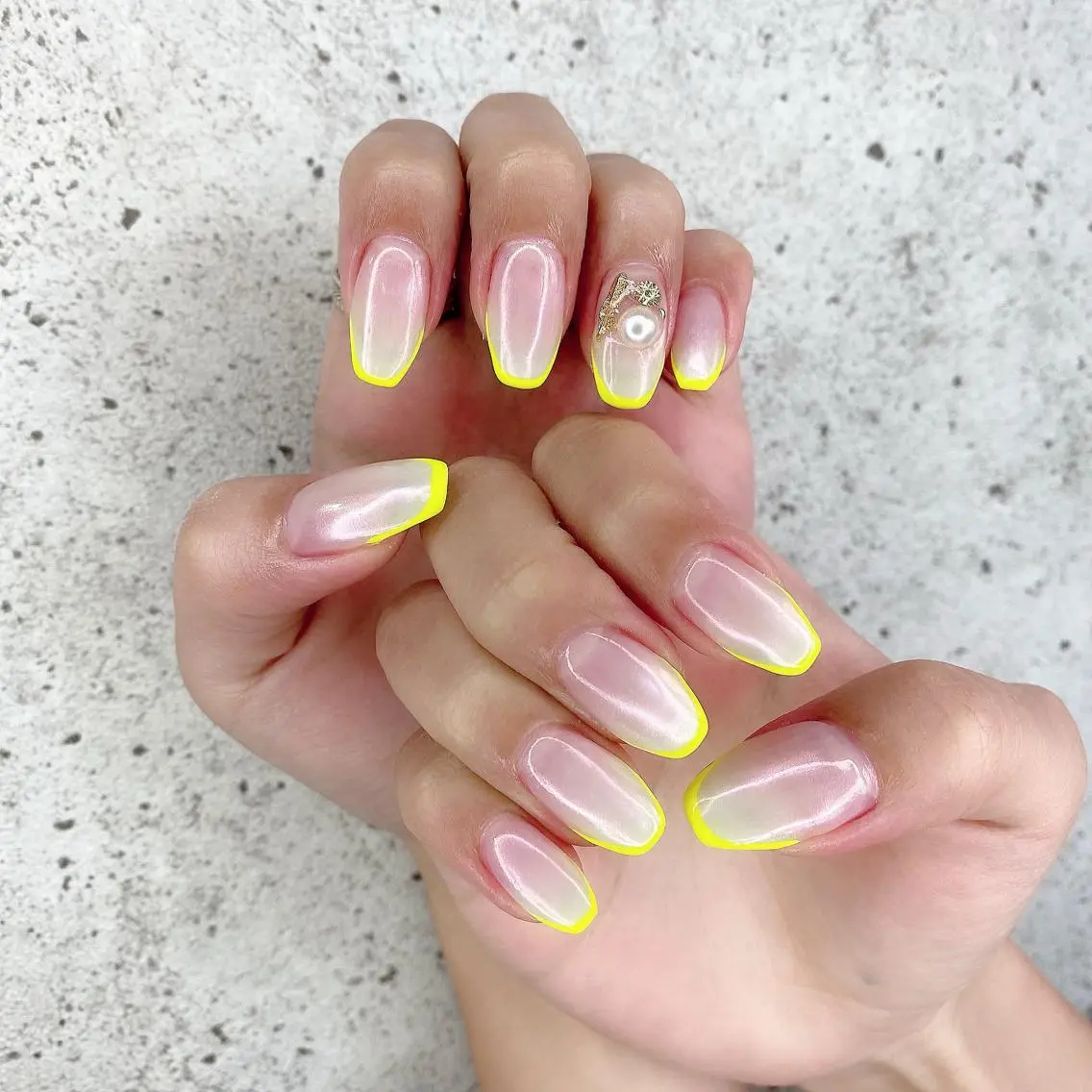 メンズ キッズ ネイル マツエク・マツパ ジェルネイル パラジェル スクエアネイル 夏ネイル ホワイト Salon Ｋのネイルデザイン