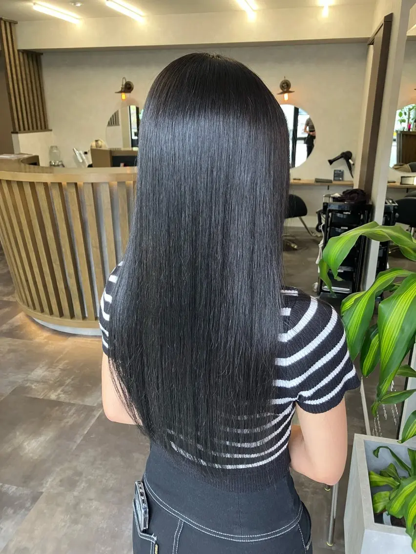 もう悩まない✨綺麗になれる❗️髪質改善カシミヤストレート＋似合わせカット【縮毛矯正】【髪質改善】【似合わせカット】の写真