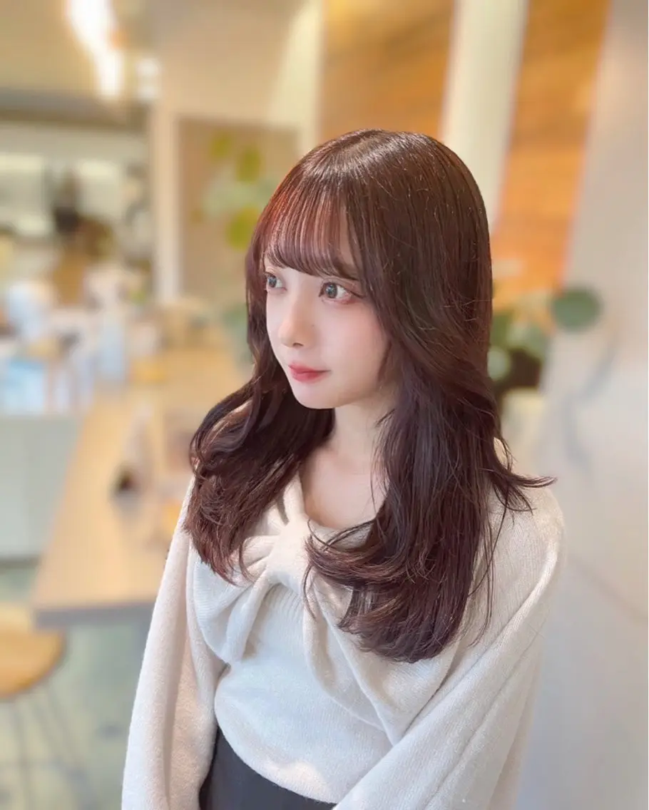 セミロング 北村 未来のヘアスタイル