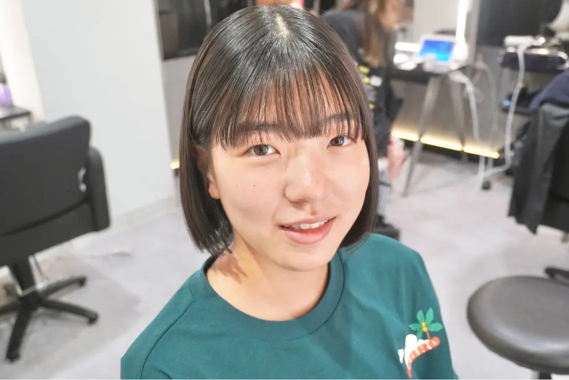 ショート ボブ ミヤザキ ユタカのヘアスタイル