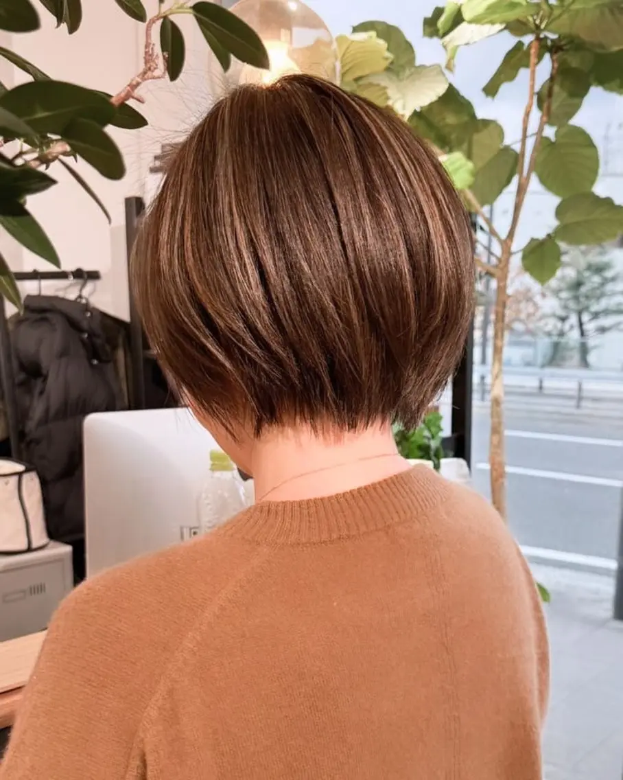 ショート カラー ハイライトカラー ハイライト 金田 拓也のヘアスタイル