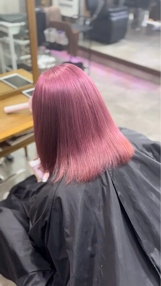 ミディアム ヘアカラー トリートメント uda 抜きっぱなし /最高級エクステのヘアスタイル
