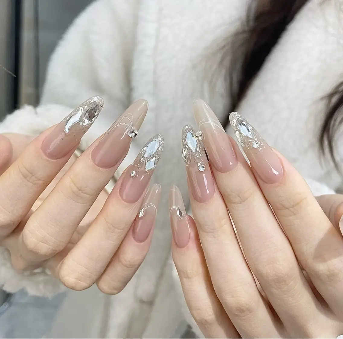💗人気No.1持ち込みデザイン90分コース/パーツつけ放題【ジェルオフ無料ケア込み】の写真