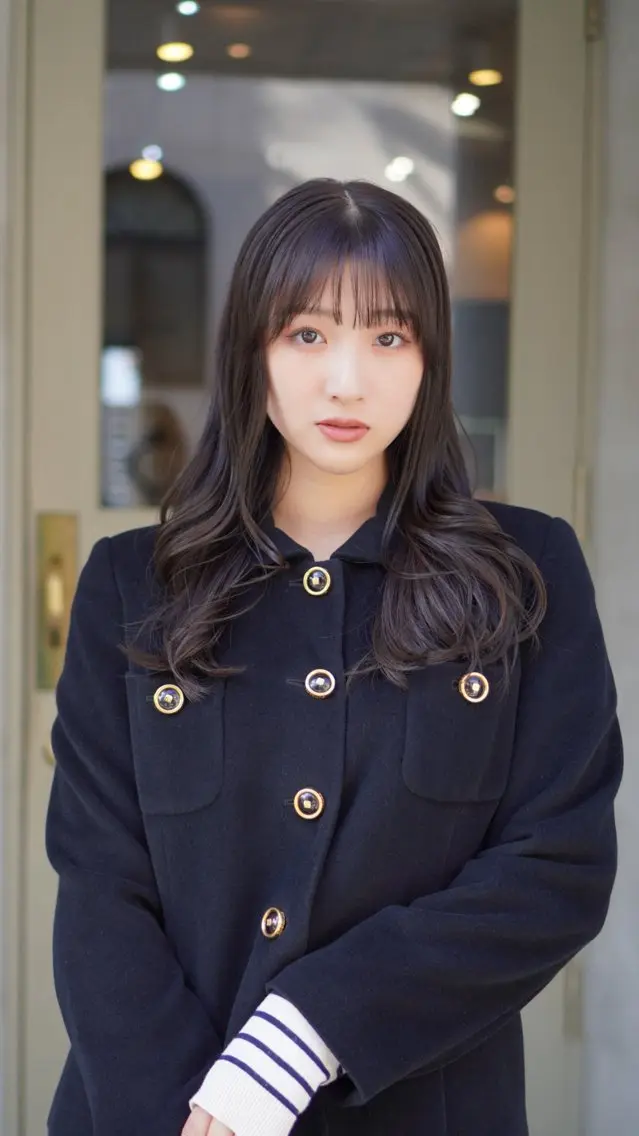 ミディアム カラー ブラウンカラー パープルカラー カット ヘアカラー カットモデル募集中 千葉大夢のヘアスタイル