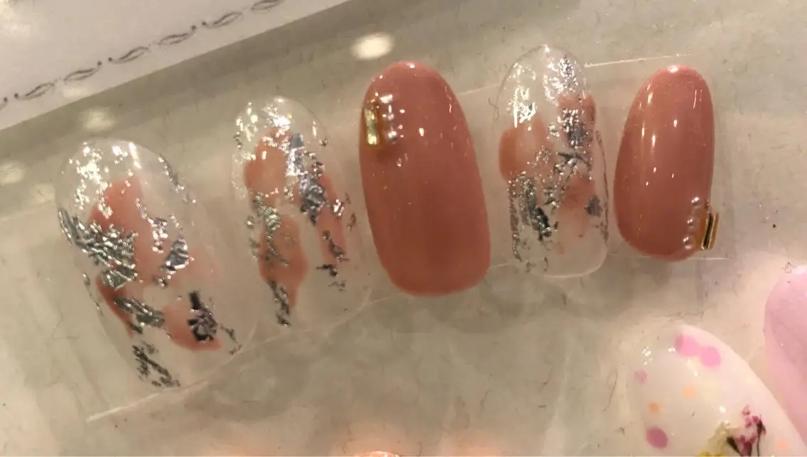 ネイル クリアネイル Charme. NOBUKOのネイルデザイン