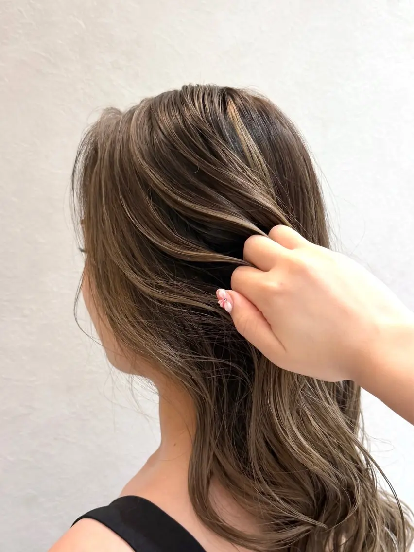 カラー ヘアカラー 中谷 安里のヘアスタイル