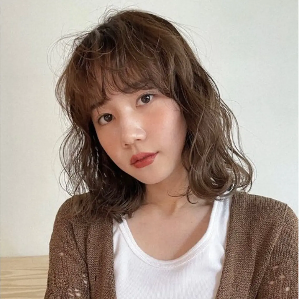 パーマ ボブ デジタルパーマ ニュアンスパーマ ルナ🌛 🛌のヘアスタイル