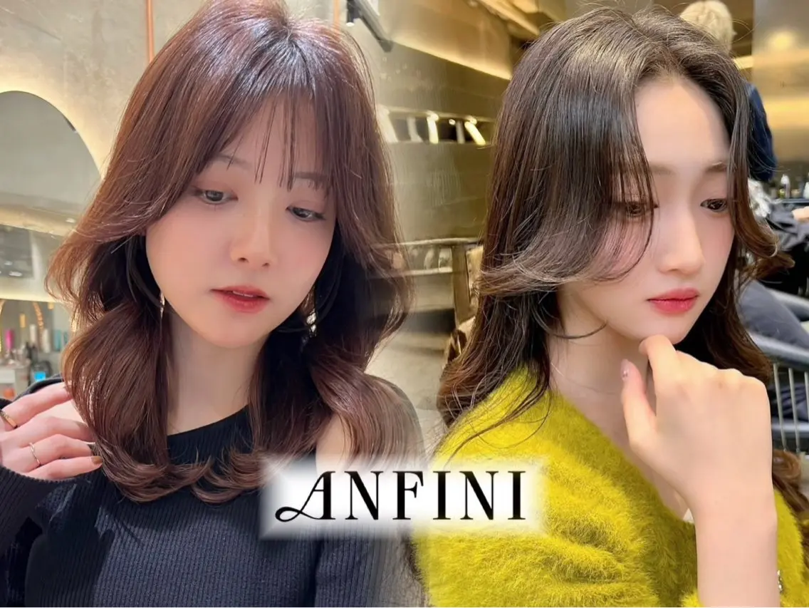 ロング カット ヘアカラー トリートメント 仙台Ｉ韓国レイヤー Ｉ髪質改善Ｉ伊藤拓海のヘアスタイル
