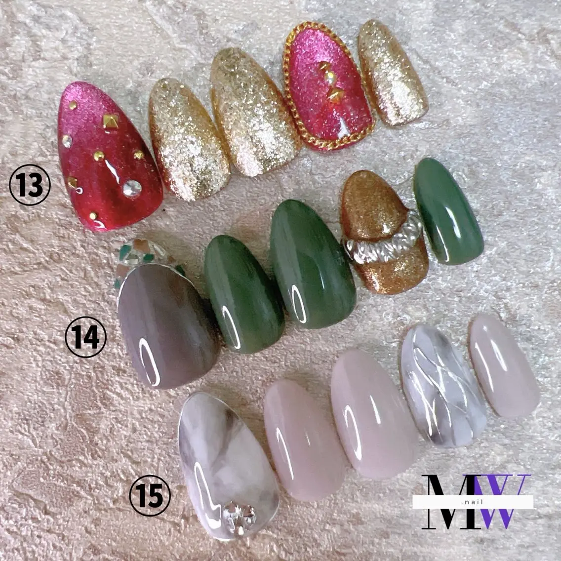 ネイル アートネイル ハンドネイル MW .nailのネイルデザイン