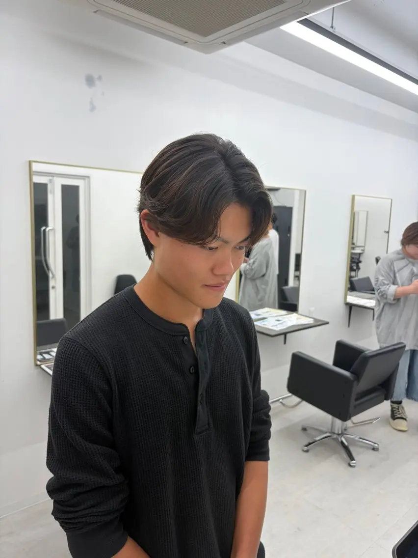 ミディアム カット 垢抜けのあっきー/ 本厚木徒歩1分のヘアスタイル