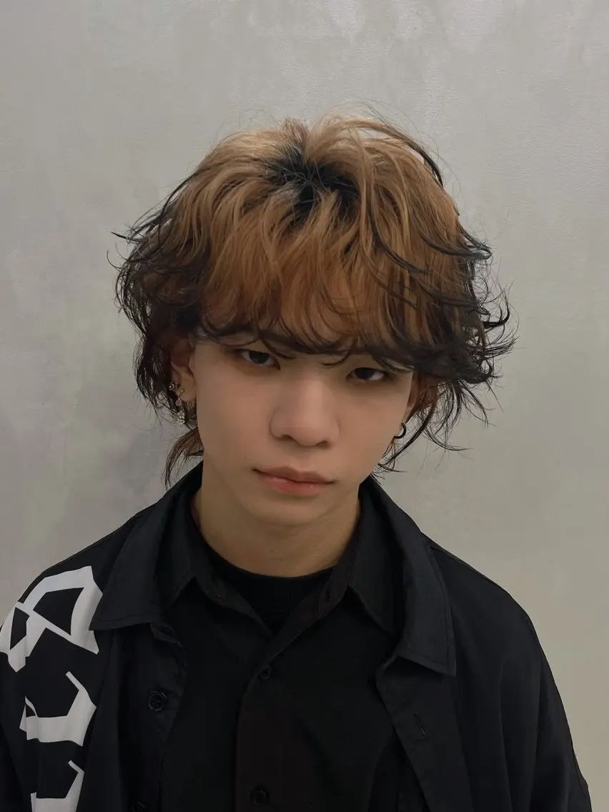メンズ ヘアセット うる艶カラー 池袋美容師✨れいのヘアスタイル