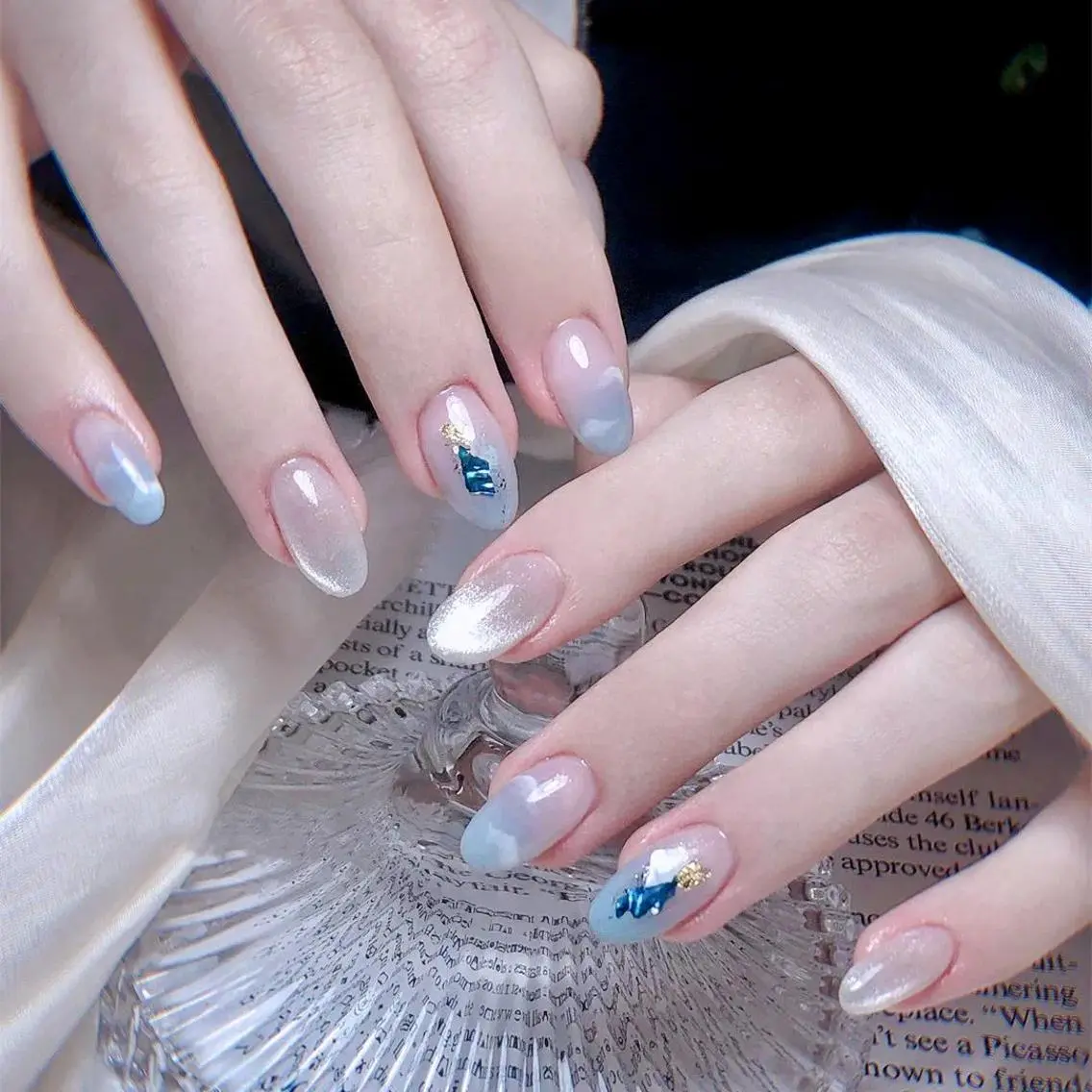 ネイル ハンドネイル M🌷nail 長さだし専門店のネイルデザイン