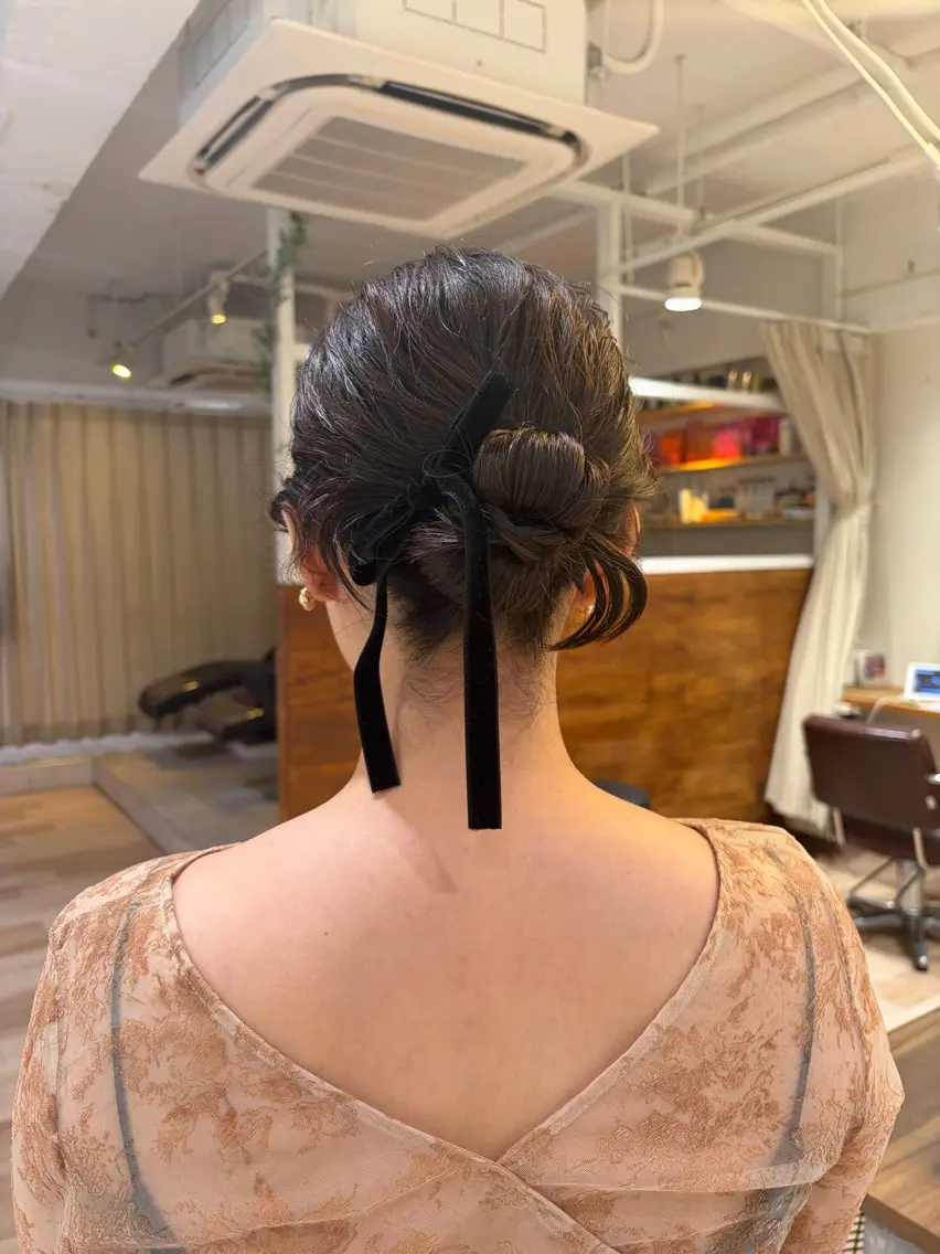 ヘアアレンジ ヘアセット カットパーマ/ レイヤー/ココミ🧚のヘアスタイル