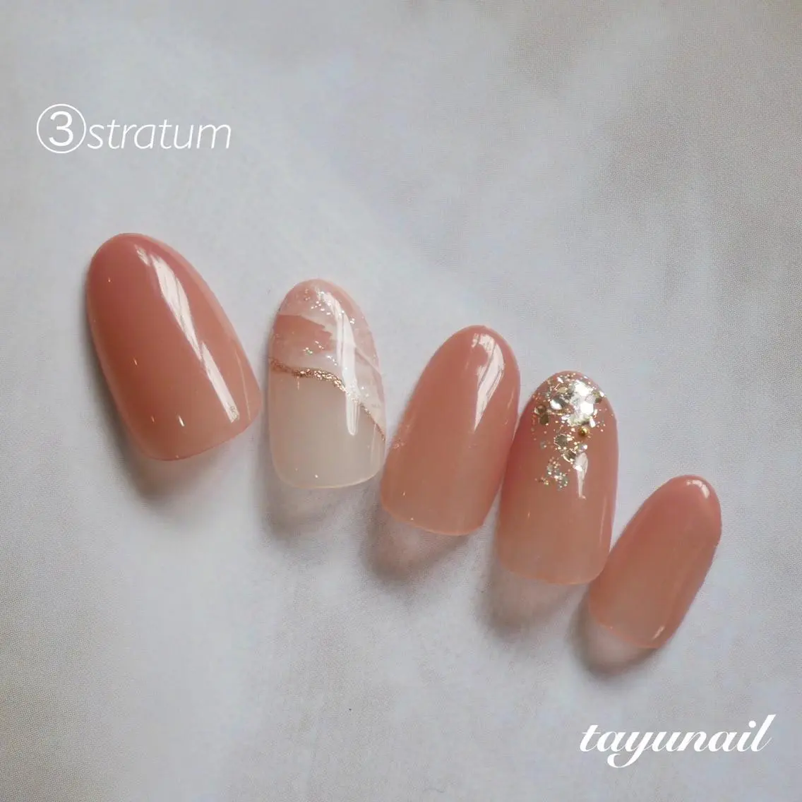 ネイル アートネイル ブルー フットネイル ニュアンスネイル スカルプネイル ネイルサロン 【たゆnail】のネイルデザイン