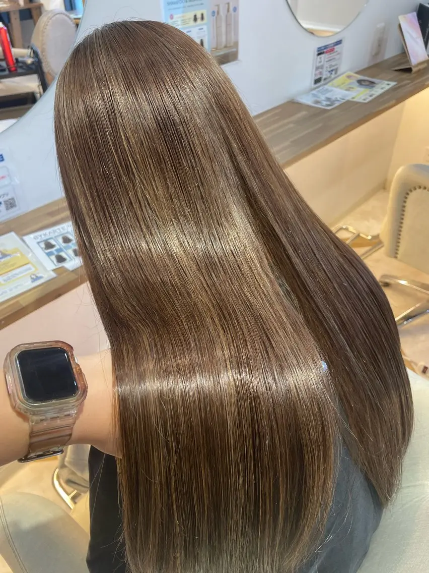 ロング カラー ブリーチ ダブルカラー グラデーションカラー ハイライトカラー インナーカラー カット ヘアカラー トリートメント エクステ 🖤みらい🖤 艶髪/ダブルカラーのヘアスタイル
