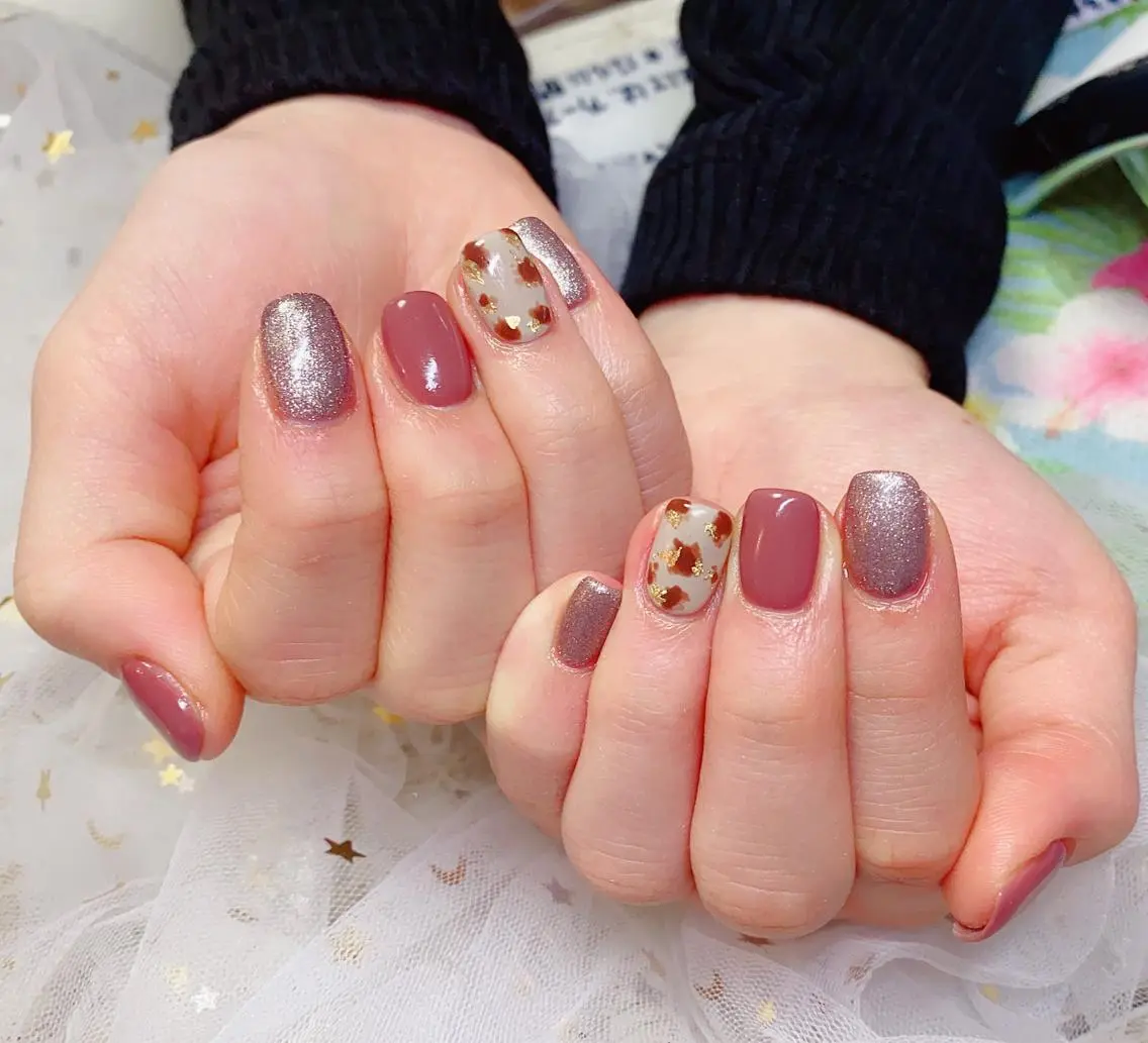 ロング カラー ネイル アートネイル Q Free nailsのネイルデザイン