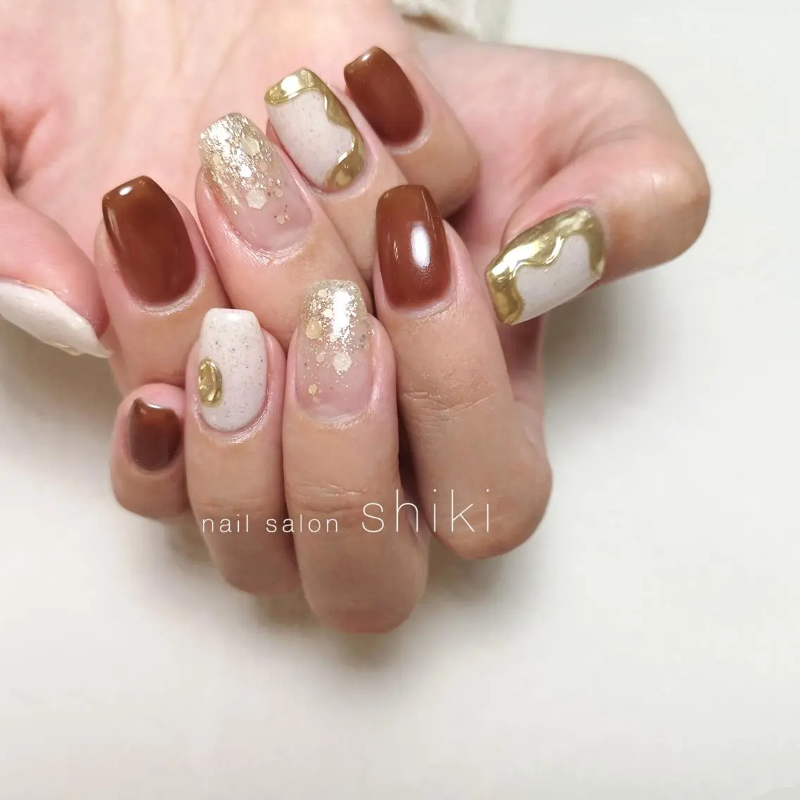 ショート ネイル ネイルサロン shikiのネイルデザイン