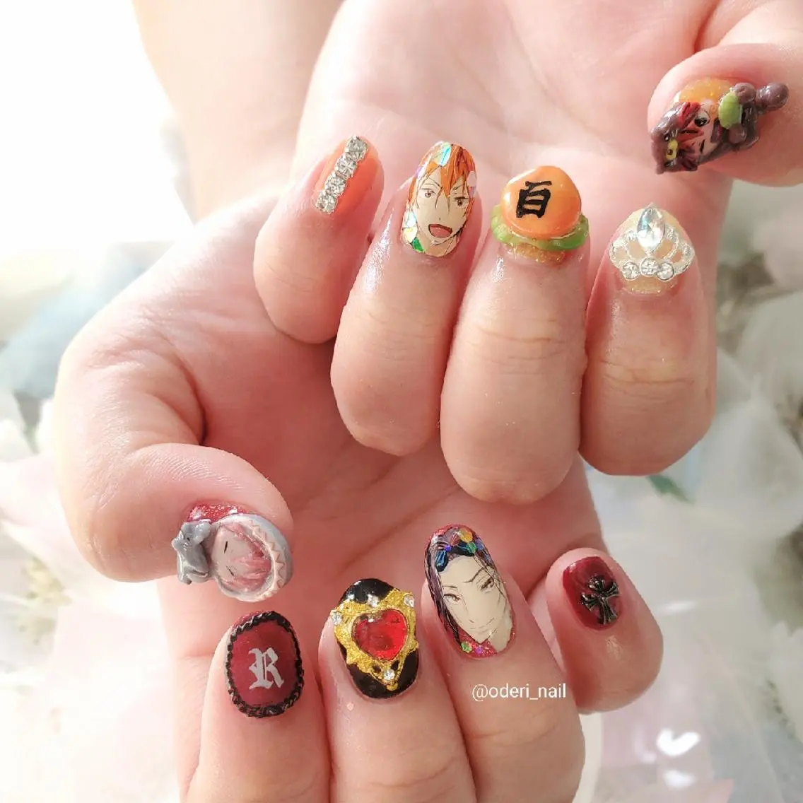 ネイル アートネイル ジェルネイル おで@ oderi_nailのネイルデザイン
