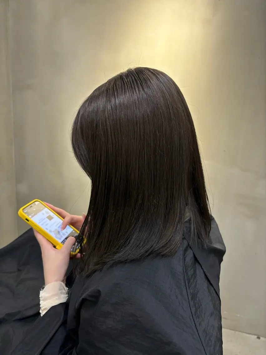 ショート カラー オリーブカラー ヘアカラー 中園康 /カラー/ブリーチのヘアスタイル