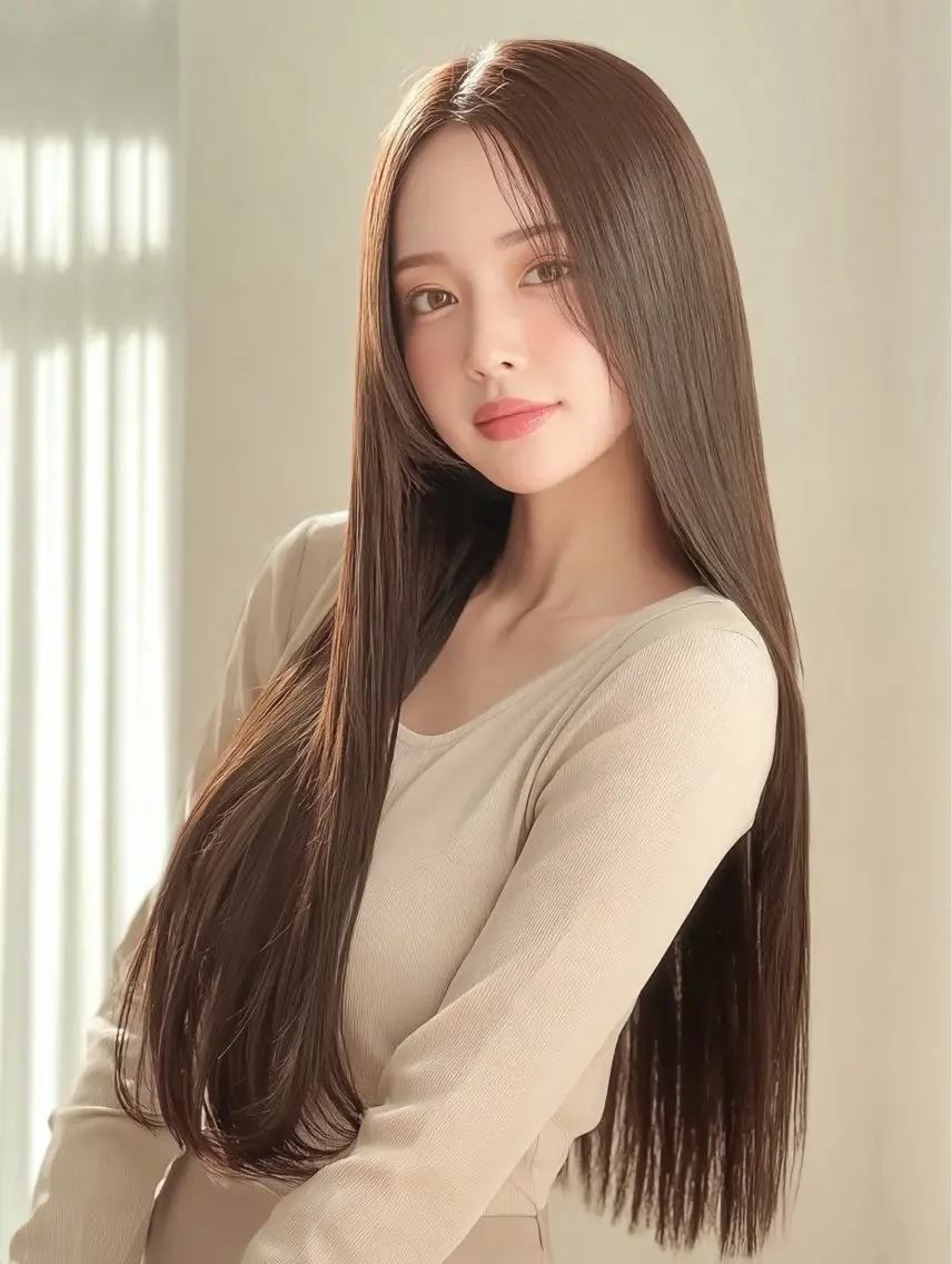 ロング カラー カット ヘアカラー トリートメント りきと🦋髪質改善/ 縮毛矯正/艶カラーのヘアスタイル