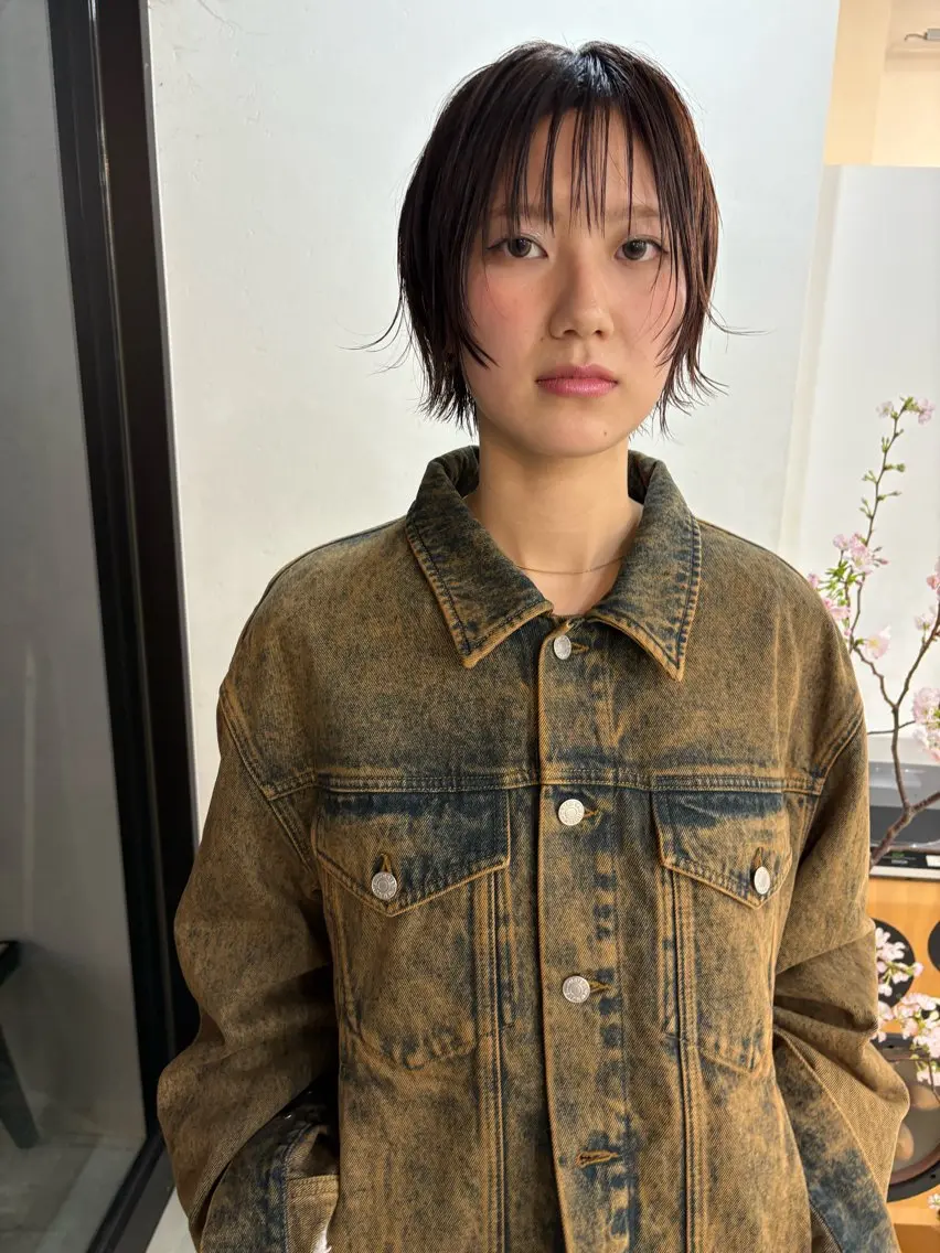 ショート カラー カット ヘアカラー eri kinjoのヘアスタイル