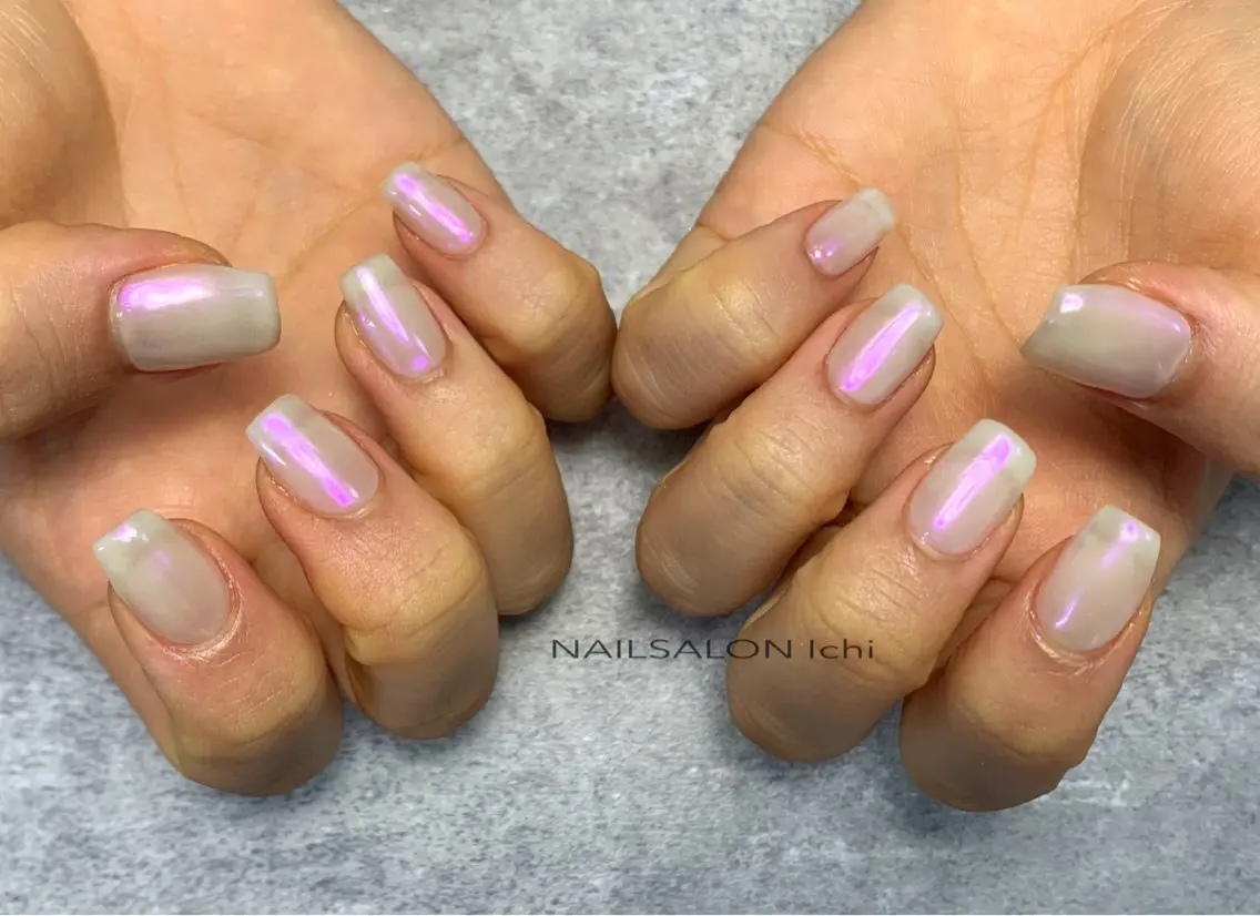 ネイル ミラーネイル ハンドネイル NAILSALON Ichiのネイルデザイン
