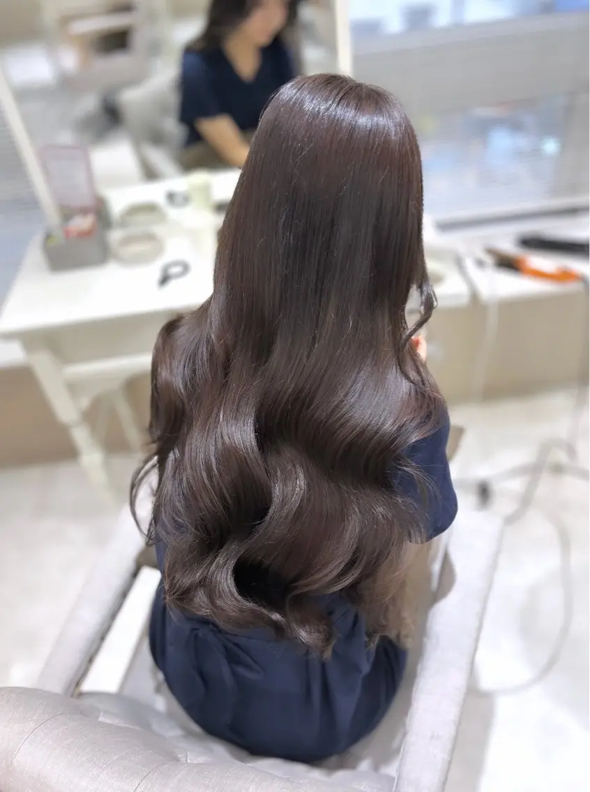 ロング ヘアカラー 髪質改善× ブリーチなしyutoのヘアスタイル