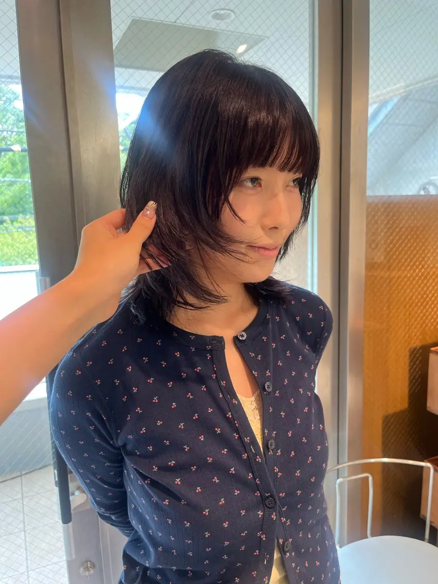 ミディアム ヘアカラー MIYU ／モデル募集中のヘアスタイル