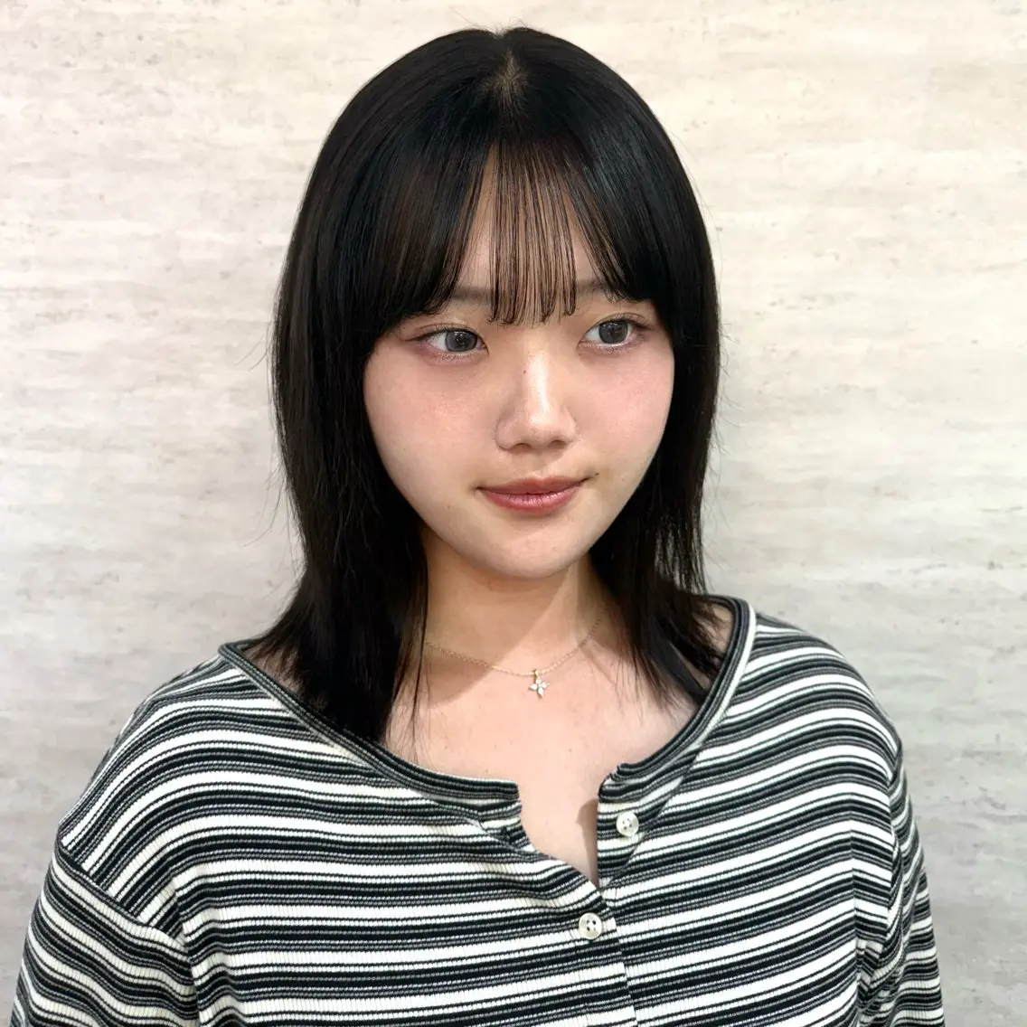 ミディアム カラー 🩶韓国風カラー/ 池袋/かのん🩶のヘアスタイル