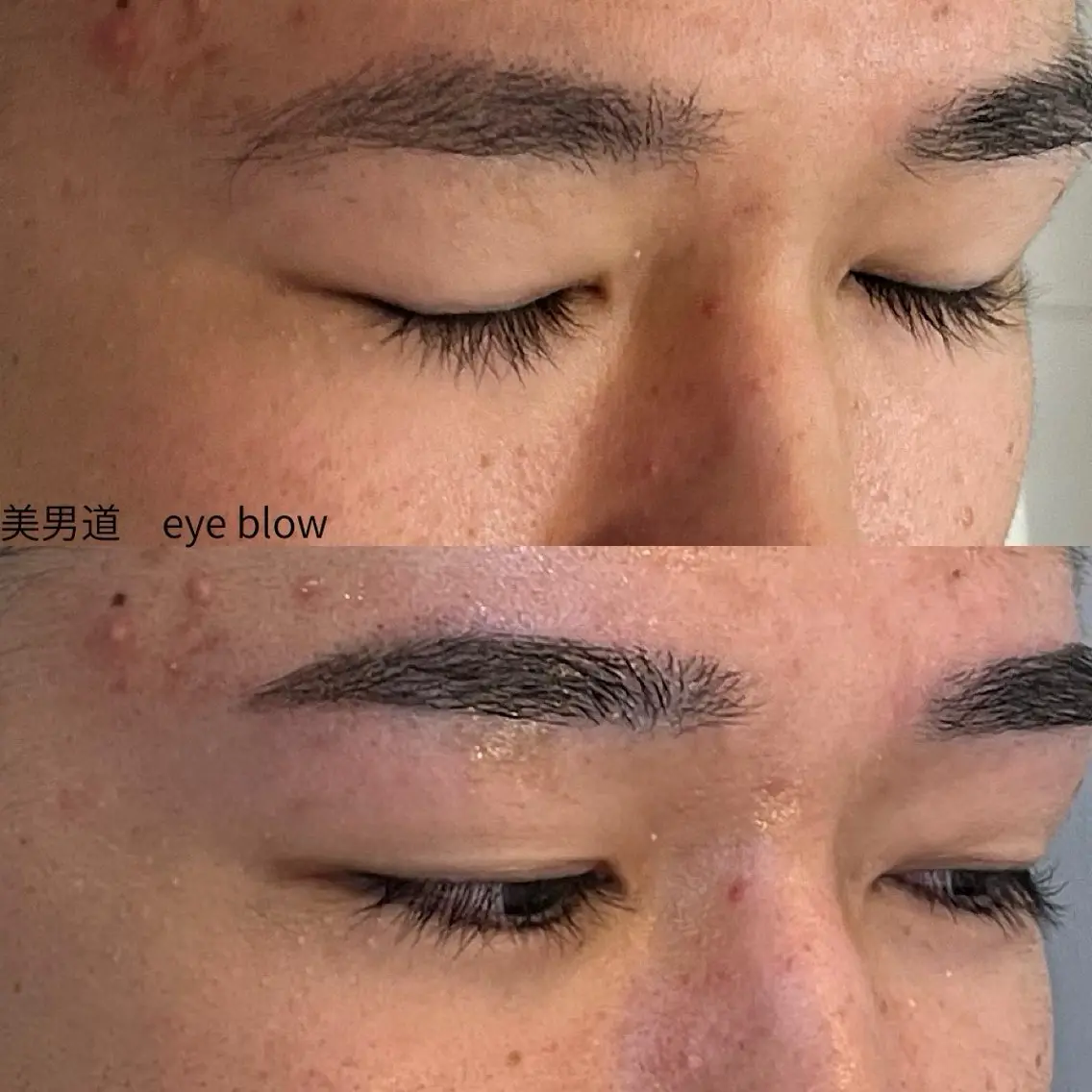 メンズ アイブロウ ワックス脱毛 眉カット BINANDO 桑原の眉毛・アイブロウイメージ