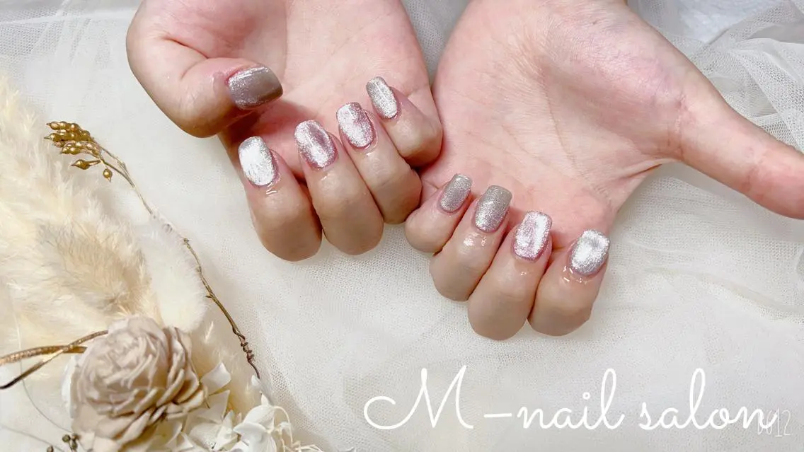ネイル シンプルネイル M_ nail salonのネイルデザイン