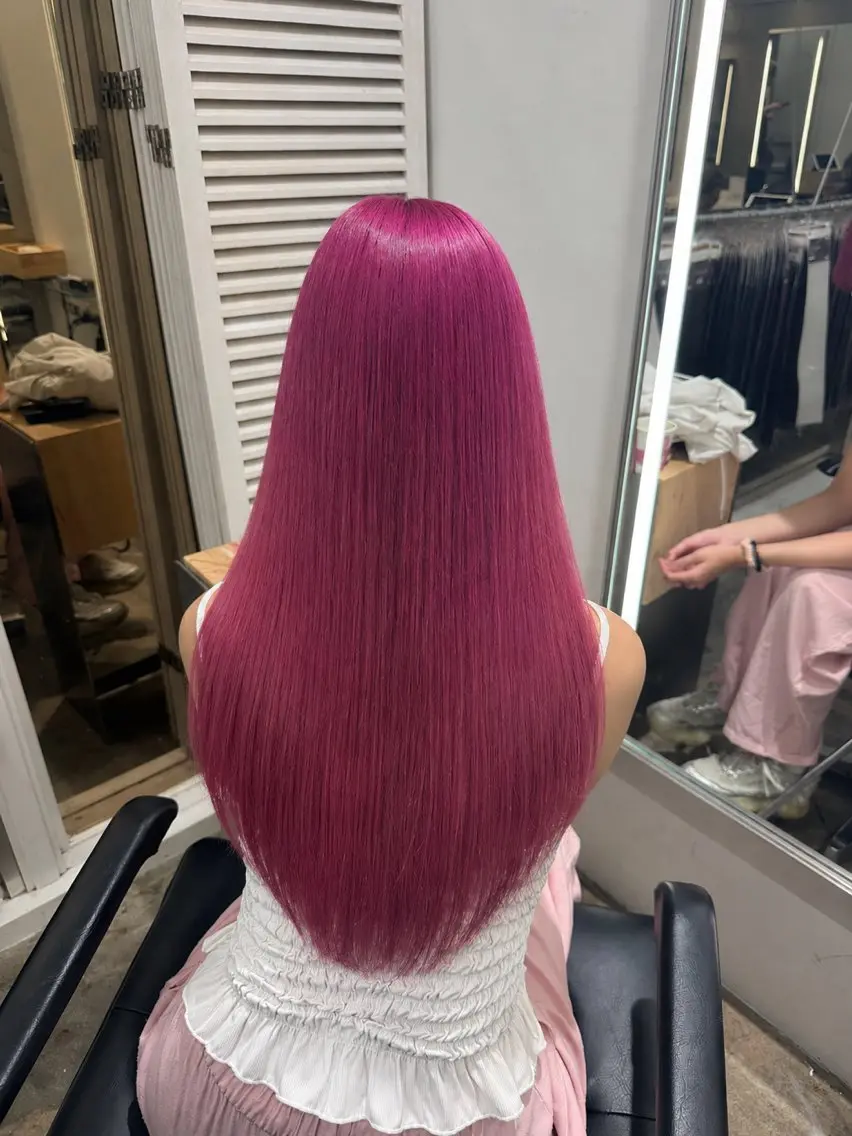 セミロング カット ヘアカラー AMI/ブリーチ/ プルエクステ💎のヘアスタイル